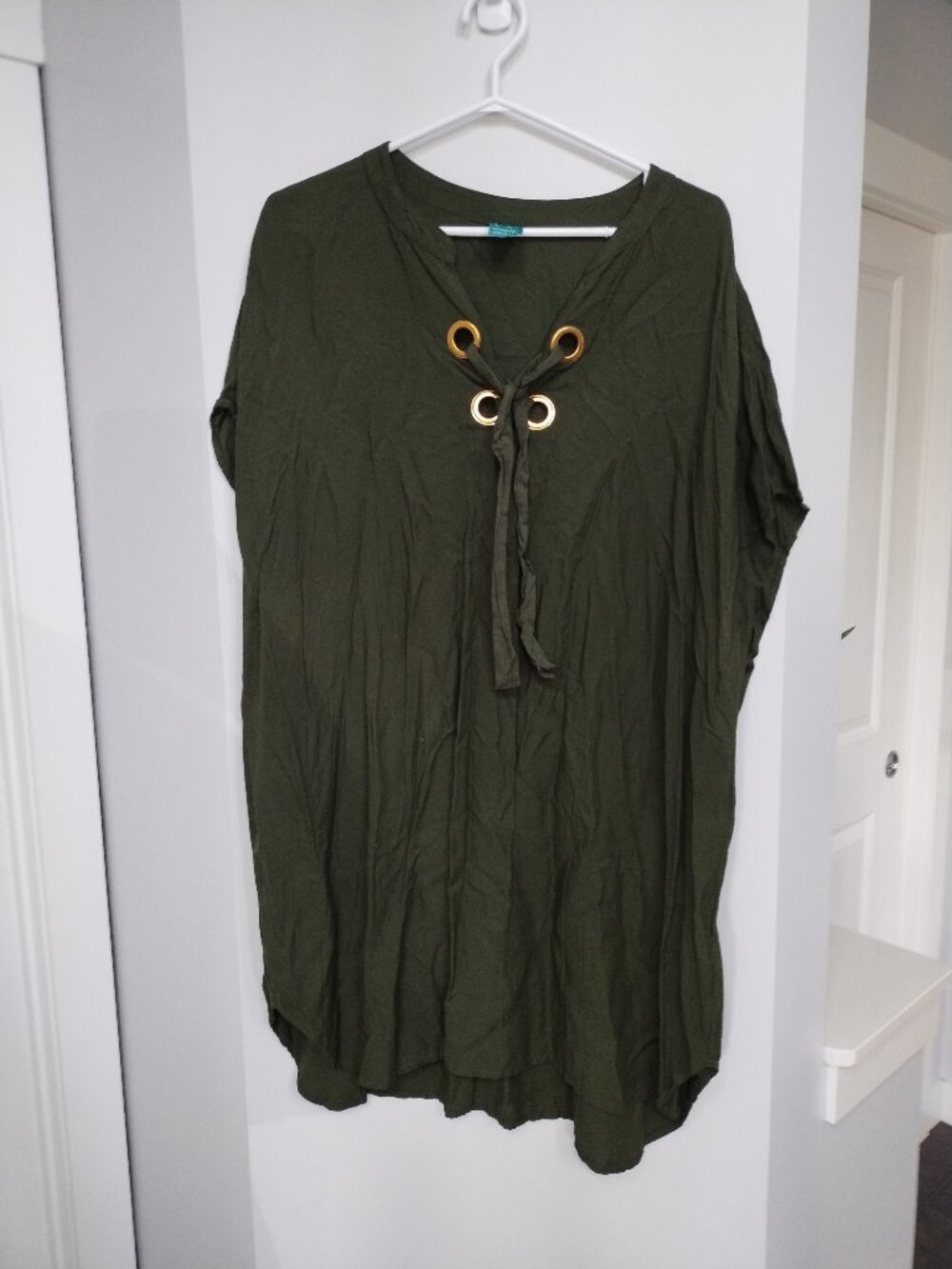 Ocean Pacific coverup with tie front
